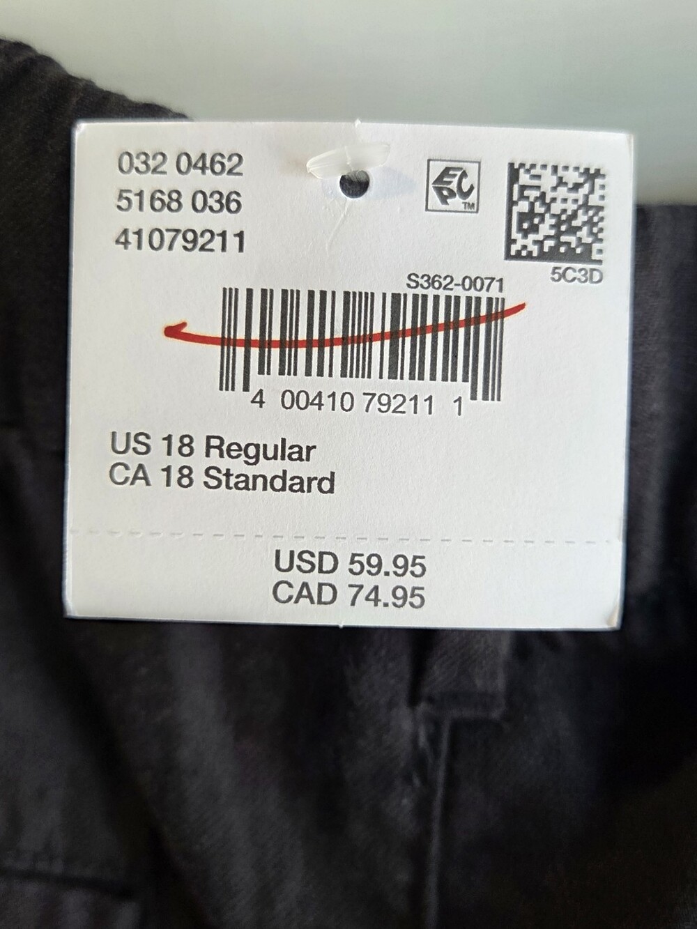 NWT American Eagle Wide-Leg Black Linen Blend Trouser - Picture 3 of 8